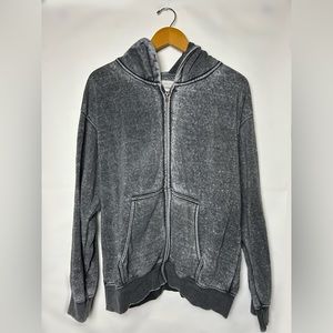 Gray Zip Up Hoodie